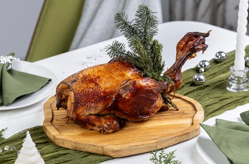 Цыпленок фермерский с пряными специями и ароматными травами