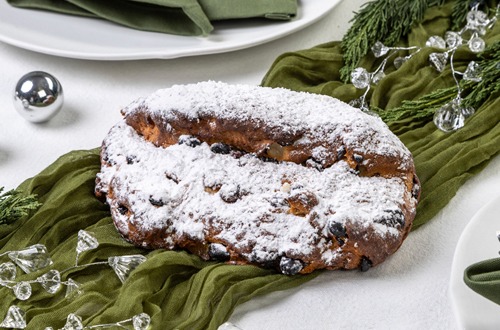 Штоллен Рождественский с пряностями и сухофруктами