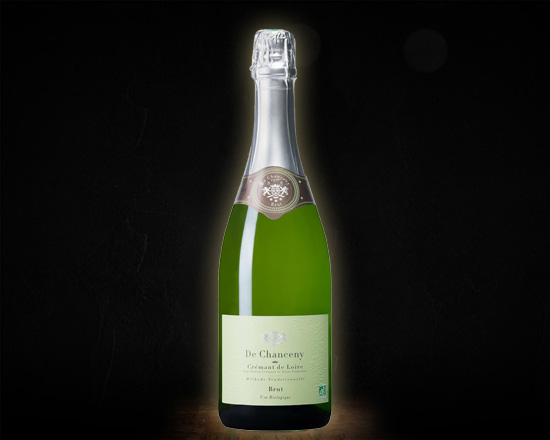 De Chanceny Cremant de Loire Brut Biologique вино игристое сухое брют белое, 0,375 л