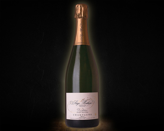 Champagne Serge Mathieu, Brut Tradition вино игристое белое брют, 0,375 л