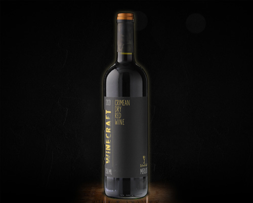 Мерло, Winecraft вино сухое красное, 0,75 л