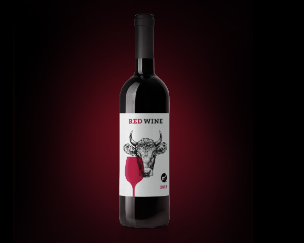 Red Wine, М2 вино красное сухое, 0,75 л