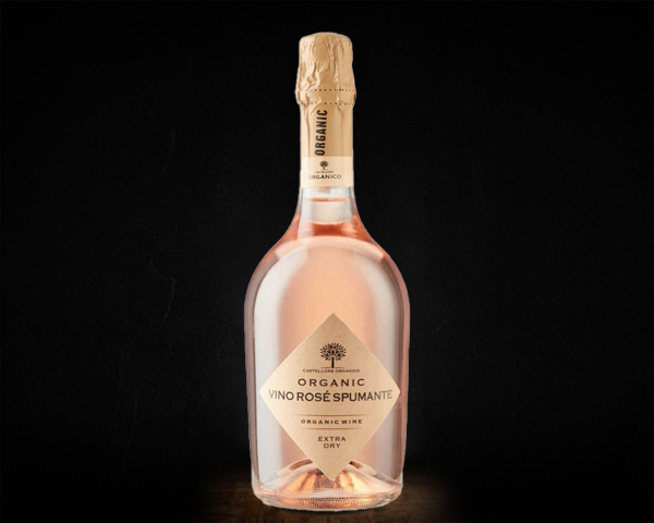 Pianeta Organico Rose Extra Dry вино сухое розовое игристое, 0,75 л