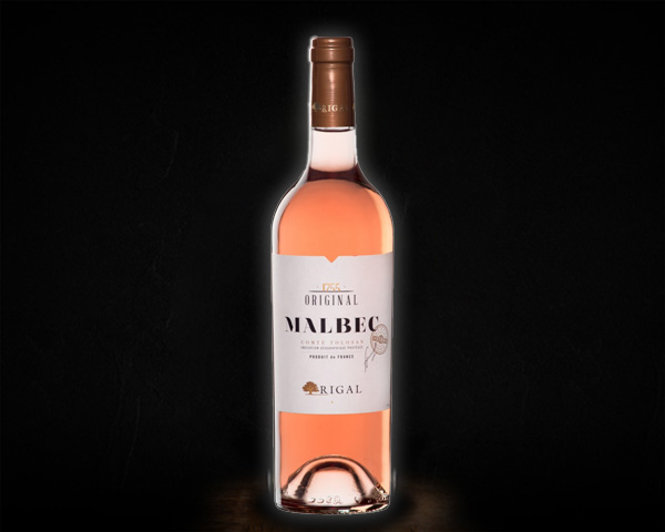 Malbec Rose, Rigal вино сухое розовое, 0,75 л