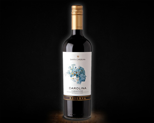 Carolina Reserva Carmenere, Santa Carolina вино сухое красное, 0,75 л