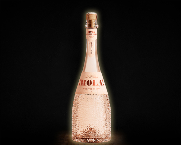 Hola Mediterraneo Rose Brut вино игристое сухое розовое брют, 0,75 л