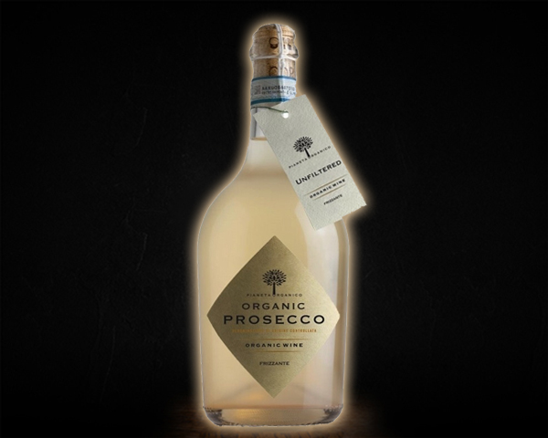 Pianeta Organico Prosecco вино сухое игристое брют белое, 0,75 л