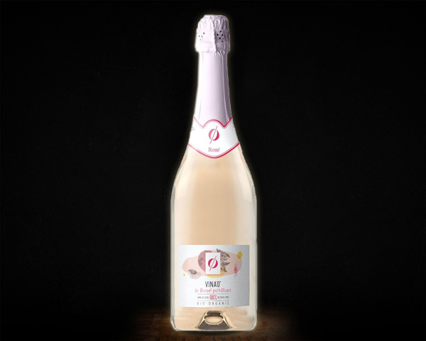 Rose Petillant, Vina'0 вино розовое игристое безалкогольное, 0,75 мл