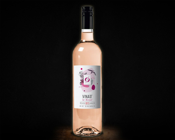 Rose, Vina'0  вино розовое безалкогольное, 750 мл