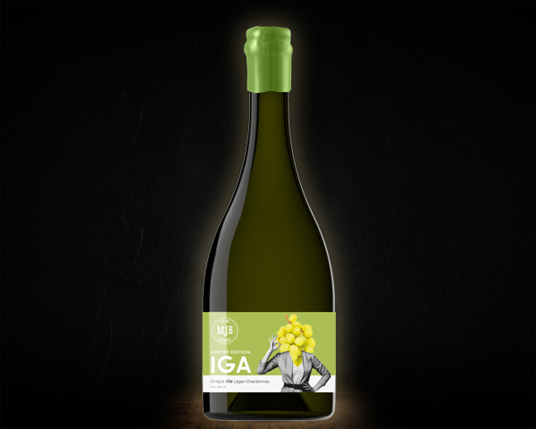 Виноградный эль Шардоне со свежевыжатым соком из органического винограда, 0,75 л