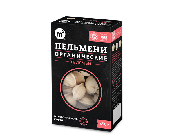 Пельмени из телятины с органическим мясом, 450 г