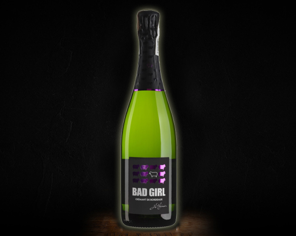 Bad Girl, Cremant de Bordeaux вино игристое брют белое, 0,75 л