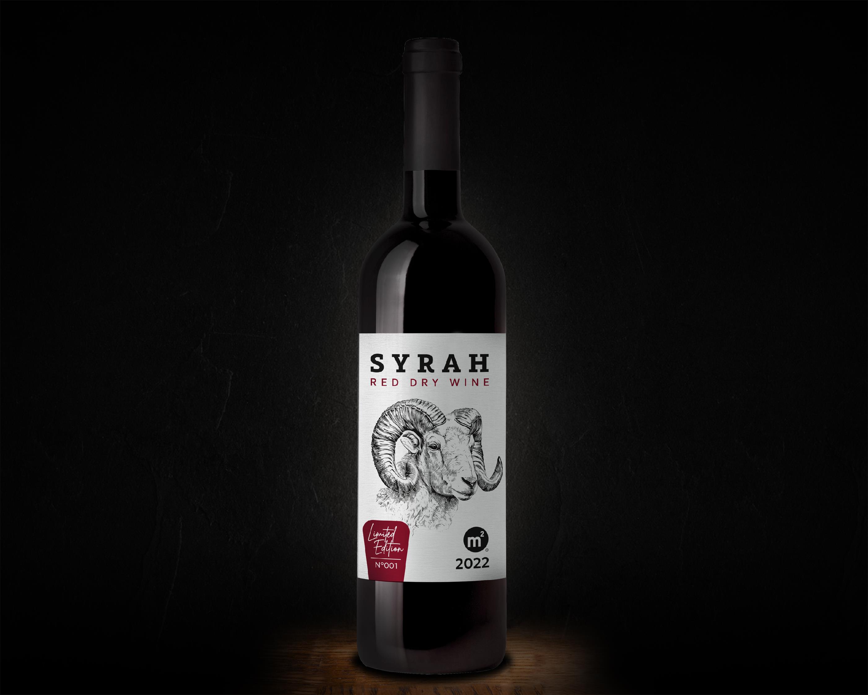 Red Wine Syrah вино сухое красное, 0,75 л