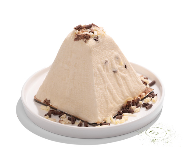 Пасха Творожная из органического творога, с шоколадной крошкой, 400 г