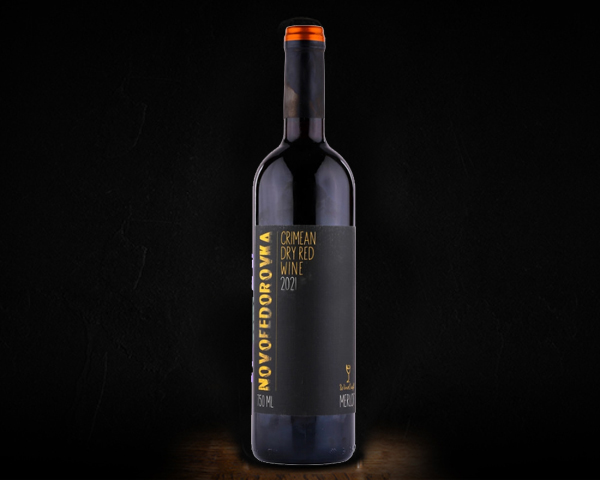 Merlot, Winecraft, Novofedorovka вино сухое красное, 0,75 л