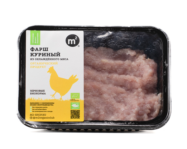 Фарш куриный особый из охлажденного мяса цыпленка-бройлера, 400 г
