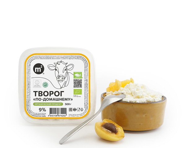 Творог 9% по-домашнему, 500 г