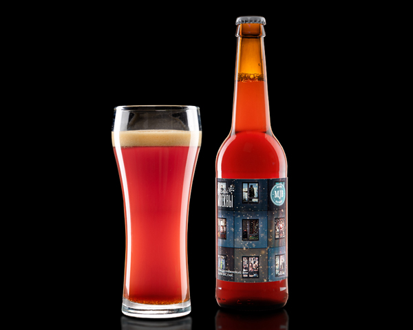 Пивной напиток MJB Огни Москвы  рожественский темный эль, 0,45 л