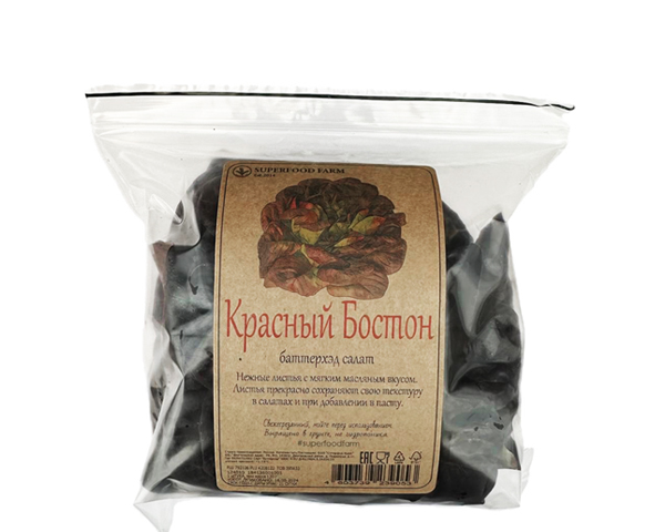 Салат Красный бостон фермерский маслянистый, 120 г