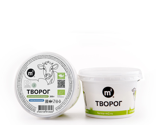 Творог 0,6% натуральный, 200 г