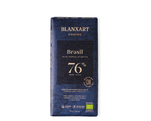 Шоколад 76% какао, 75 г