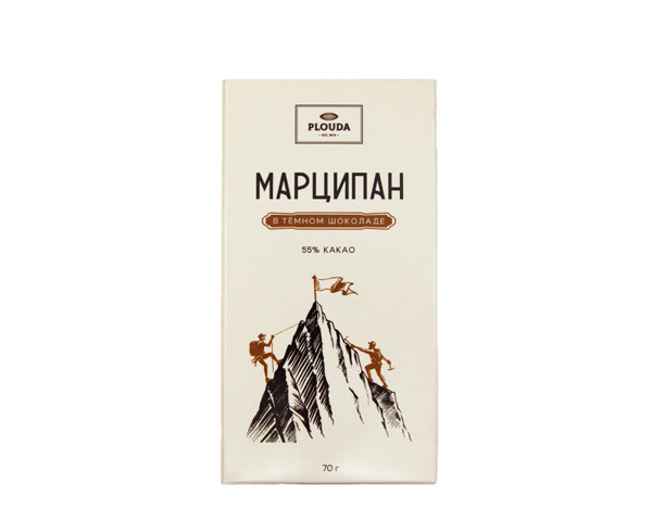 Марципан в темном шоколаде, 70 г