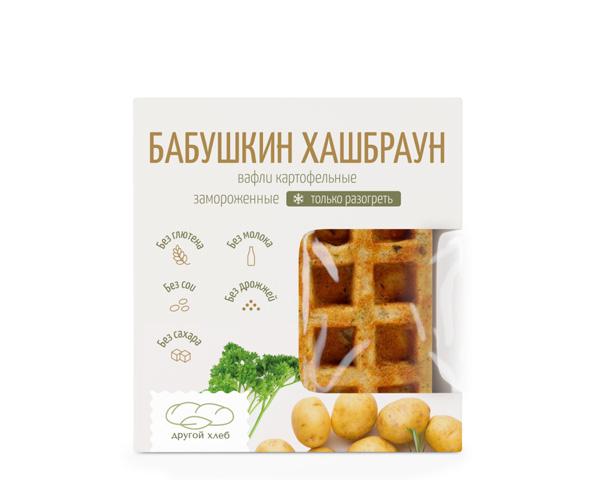 Вафли картофельные замороженные, 160 г