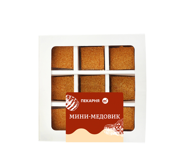 Пирожное Мини-медовик со сметанным кремом, 130 г