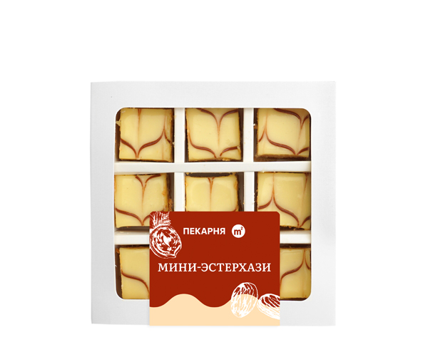 Пирожное Мини-эстерхази с миндалем и фундуком, 170 г
