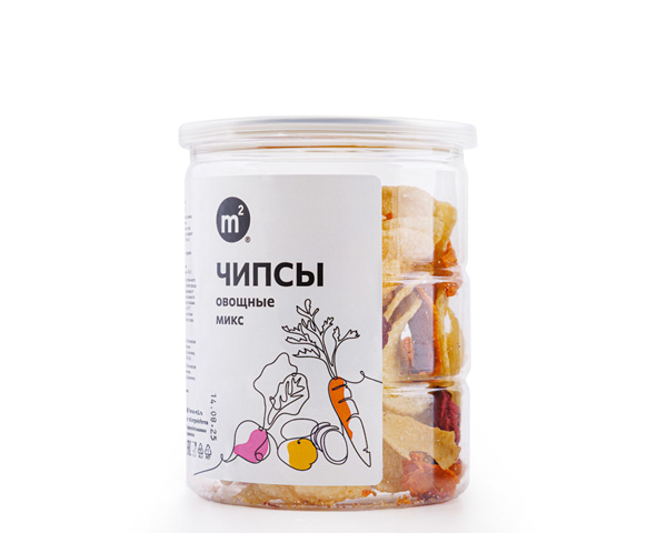 Чипсы овощные картофель, свекла, морковь, 60 г