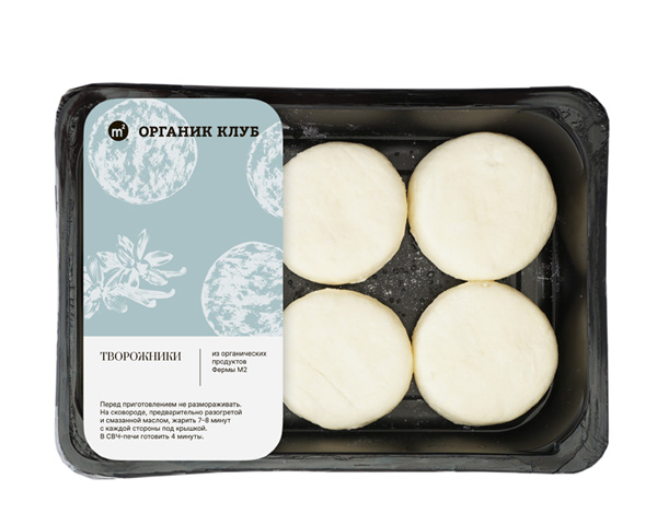 Творожники из органического творога, замороженные, 300 г