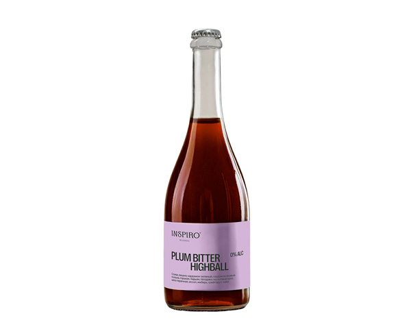 Коктейль Plum Bitter High Ball безалкогольный, газированный, 750 мл