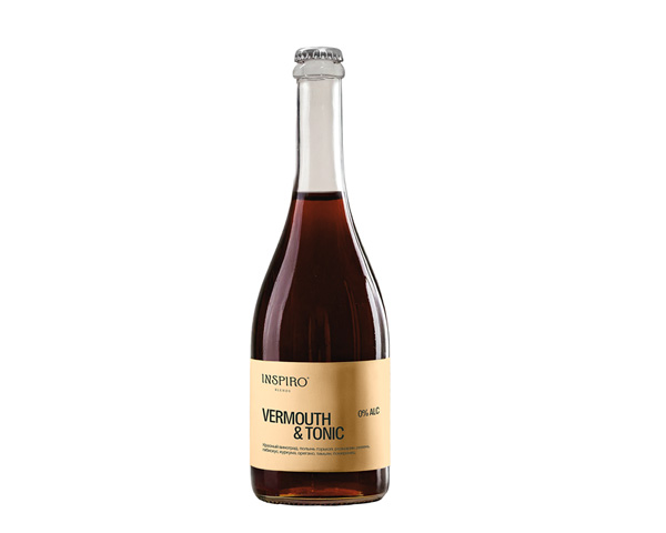 Коктейль Vermouth & Tonic безалкогольный, газированный, 750 мл