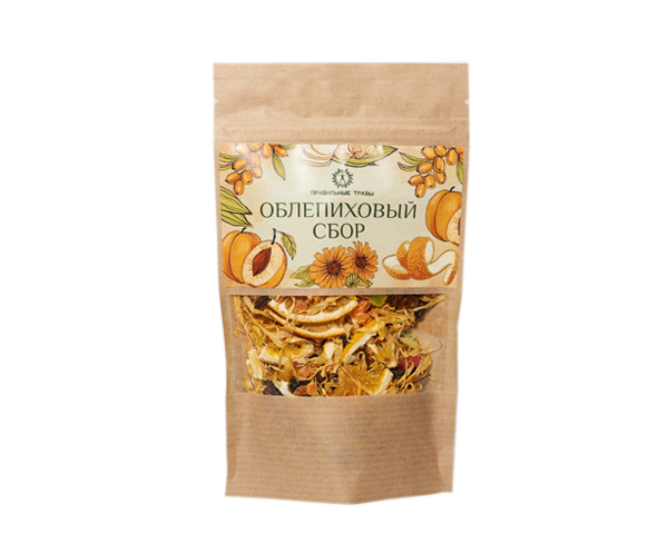 Облепиховый сбор с фруктами, 100 г