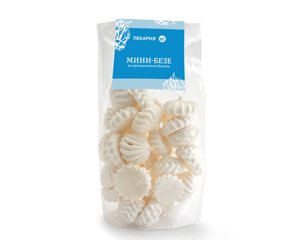 Мини-безе из органических яичных белков, 80 г