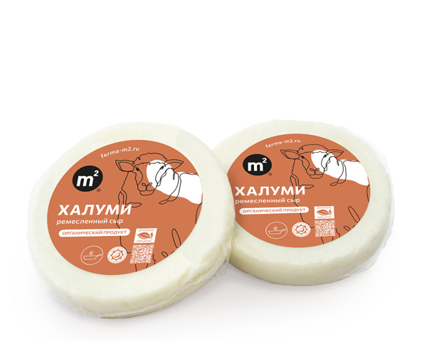 Сыр Халуми овечий, м.д.ж. в сухом веществе - 50%