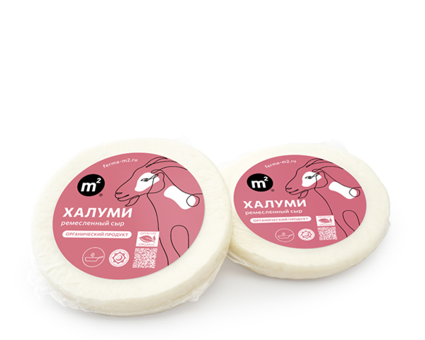 Сыр Халуми из козьего молока, м.д.ж. в сухом веществе - 50%