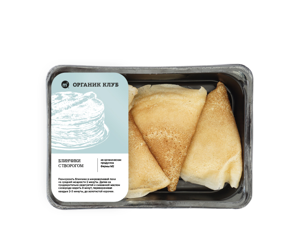 Блинчики с творогом замороженные, 320 г