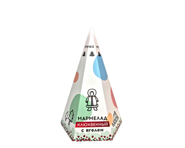 Мармелад клюквенный с ягелем, 120 г