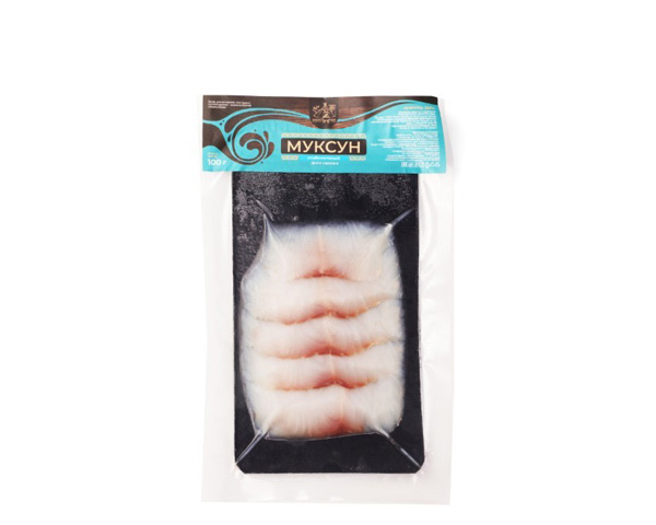 Филе муксуна дикого холодного копчения, в нарезке, 150 г
