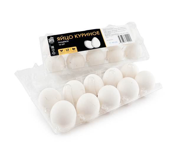 Яйцо куриное фермерское крупное, некалиброванное, 10 шт.