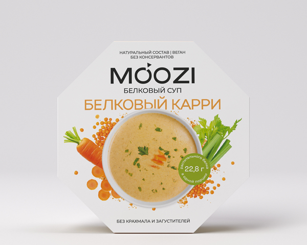 Суп-пюре Белковый карри замороженный, 200 г