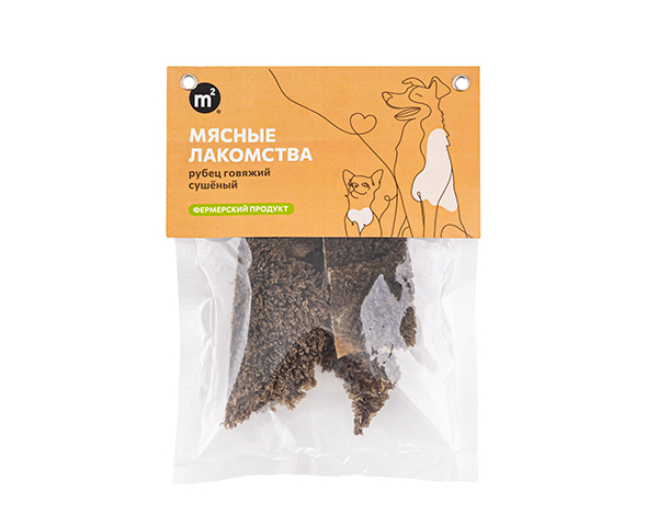 Рубец говяжий сушеный, для собак, 30 г