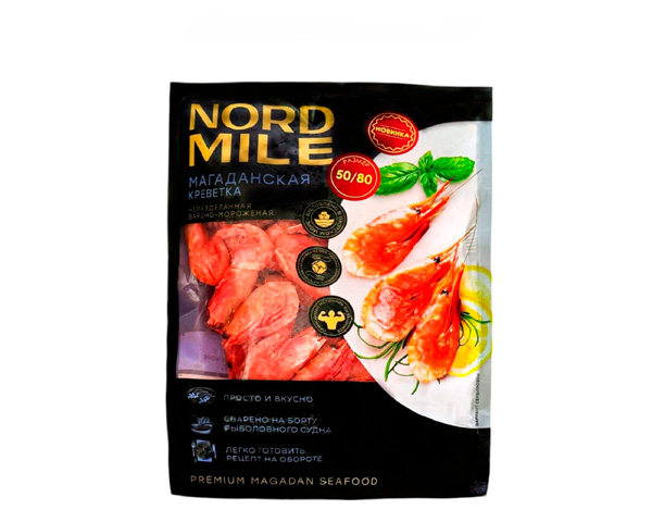Креветки северные магаданские, варено-мороженые