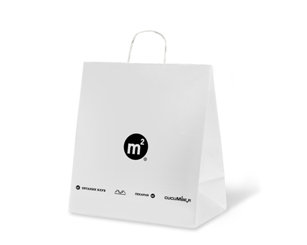 Пакет бумажный М2 для подарков, 37х32х18 см