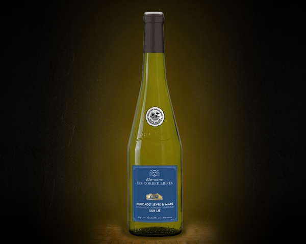 Domaine Les Corbeilleres, Muscadet Sevre & Maine Sur Lie вино сухое белое, 0,75 л