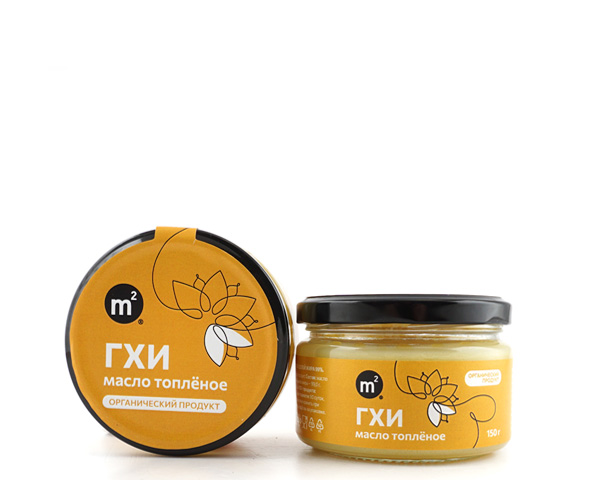 Масло топленое (гхи) из органического коровьего молока, 150 г