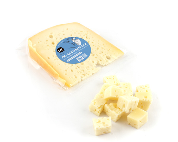 Сыр По-швейцарски из коровьего молока, м.д.ж. в сухом веществе - 50%