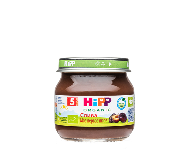 Пюре детское сливовое, с 5 месяцев, 80 г