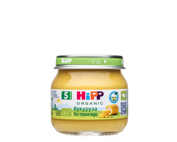 Пюре детское из кукурузы, с 5 месяцев, 80 г